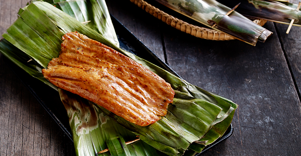 Banana Leaf Otah Moodboard Landscape